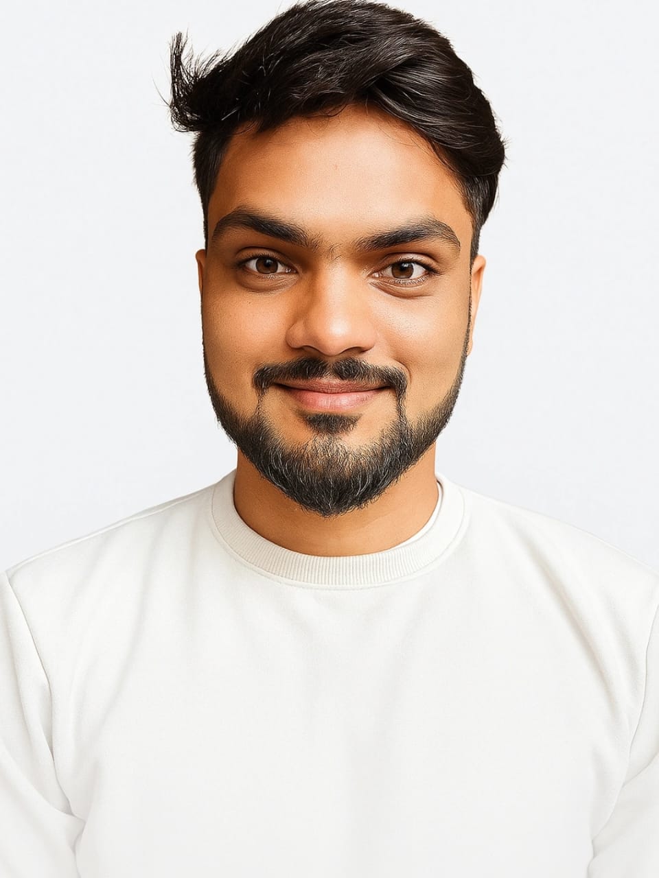 Smile Face image on men