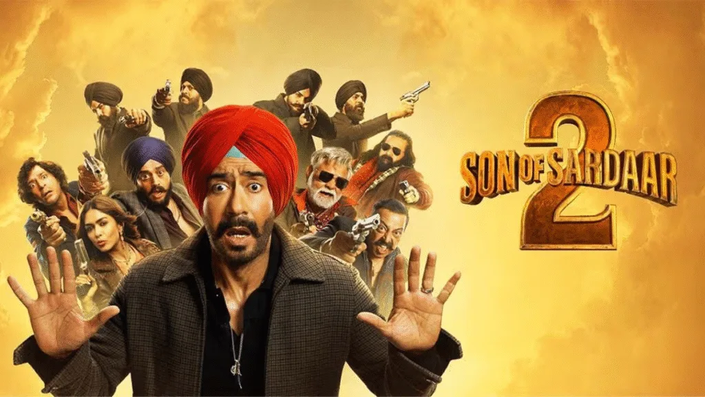 Ajay Devgn in Son of Sardaar 2 official movie poster 2025