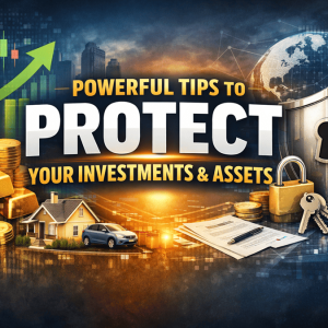Powerful tips to protect your investment and assets with secure financial planning, stocks, gold, and property, Investors