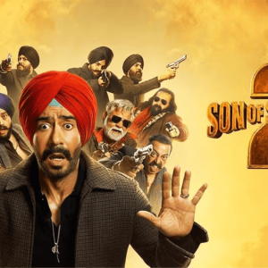 Ajay Devgn in Son of Sardaar 2 official movie poster 2025